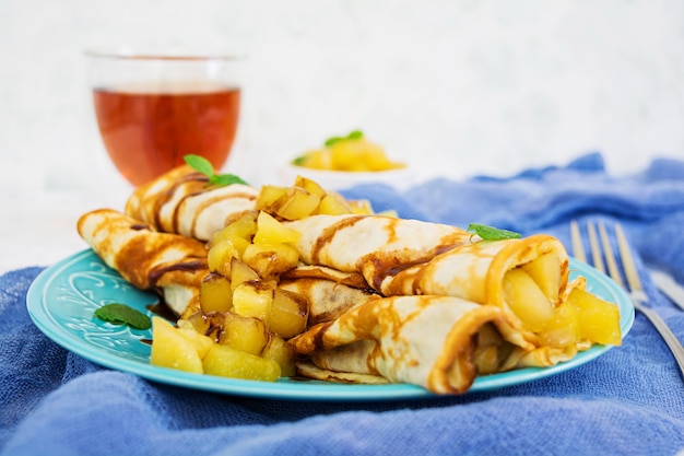 Crêpes aux pommes