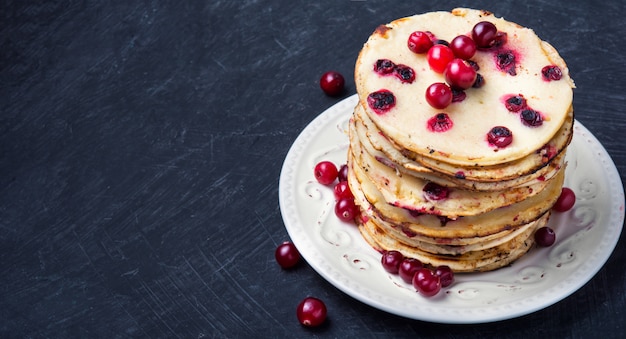 Crêpes à la canneberge