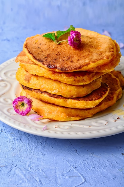 crêpes à la citrouille