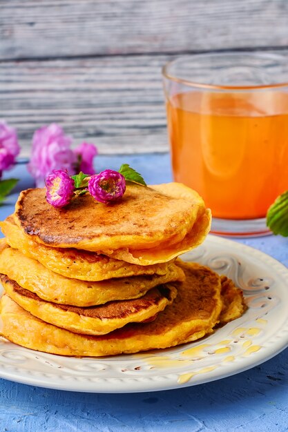 crêpes à la citrouille