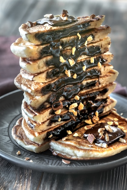 Crêpes farcies au chocolat