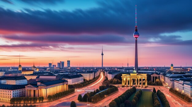 Le crépuscule sur Berlin