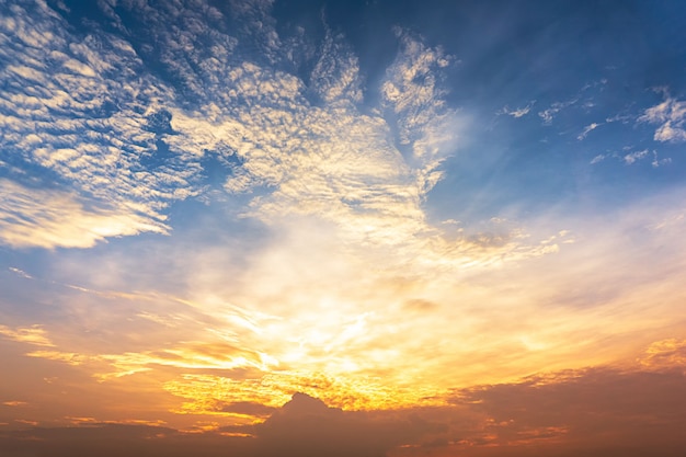 Crépuscule Ciel Et Nuage