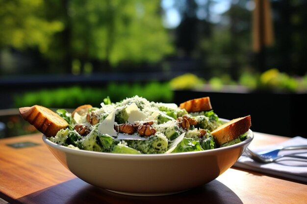 Le crépuscule côtier, la salade César, le bonheur.