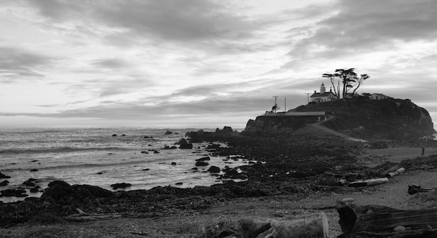 Crescent City California Pacific Coast Phare de Battery Point