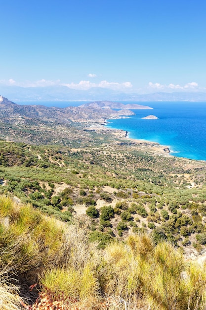 Crète Grèce mer Méditerranée paysage format portrait voyage aperçu