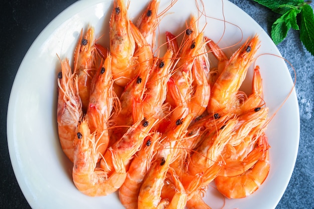 crevettes bouillies fruits de mer