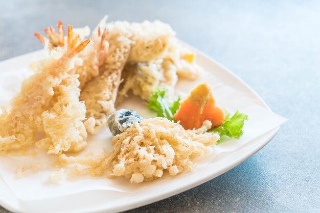 crevettes frites (tempura)