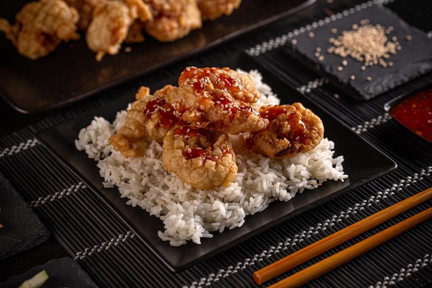 Crevettes tempura panées