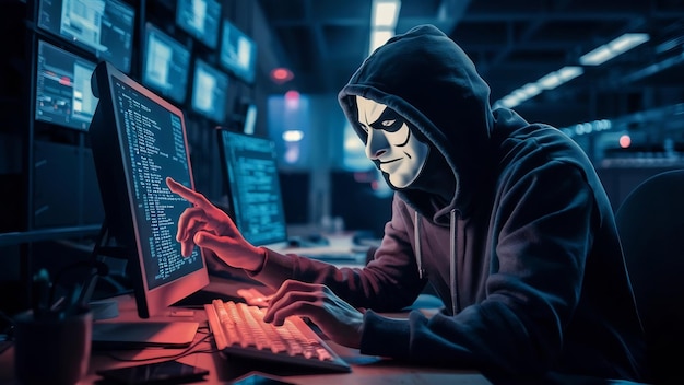 Crime numérique par un pirate anonyme