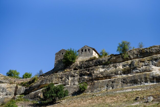 Crimée Bakhchisarai 13092019 Ancienne ville de pierre dans les montagnes Ruines historiques