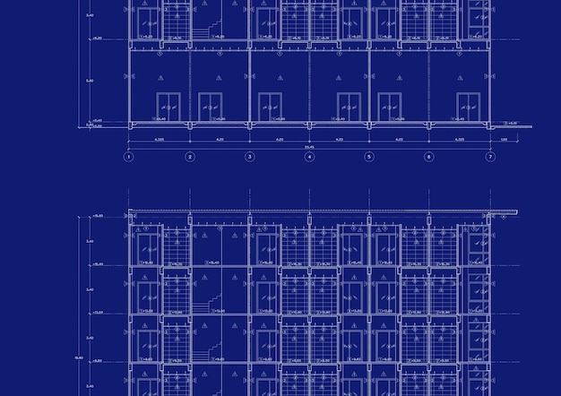 Écrire un plan d'architecture pour la construction.