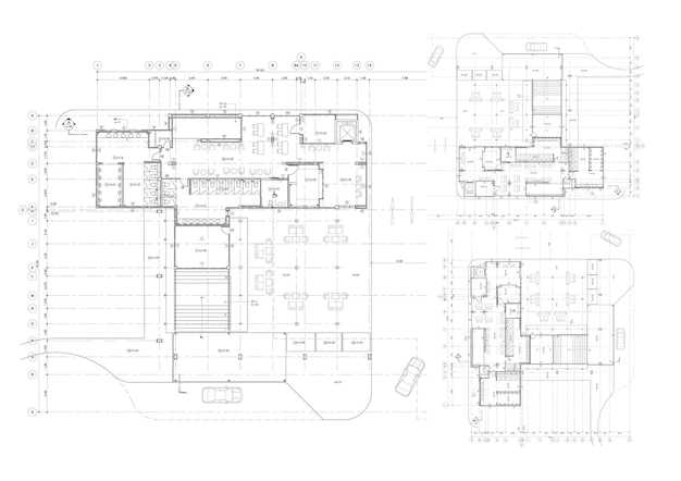 Écrire un plan d'architecture pour la construction.