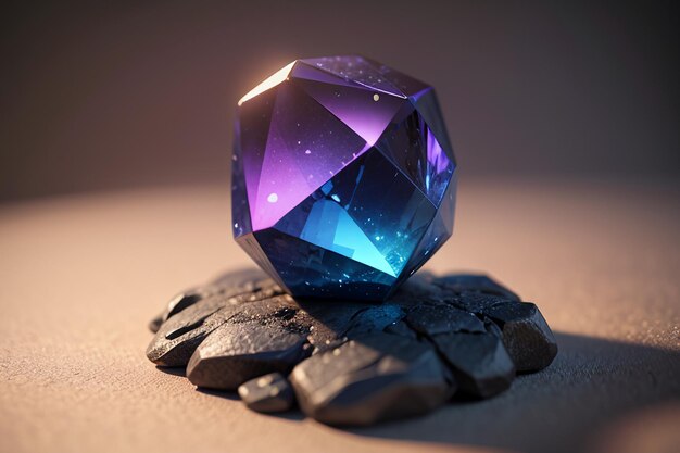 Cristal clair coloré gemme diamant coupé cristal transparent papier peint photographie de fond