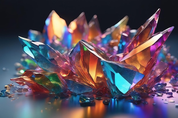 cristal cristal cristal avec cristaux de cristal et cristal cristal cristal avec cristal cristal