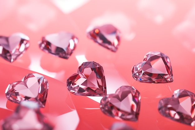 Cristal en forme de cœur