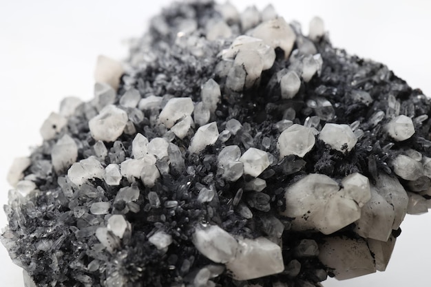 Photo cristal de quartz russie cristal de roche druse cristal de quartz fumé rauchtopaz