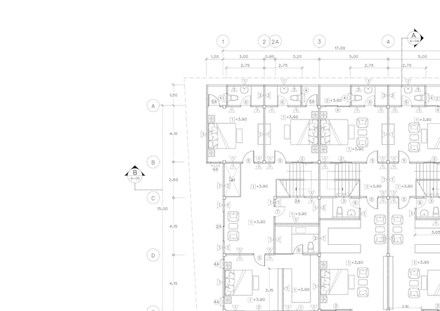 Écrivez un schéma d'architecture pour le bâtiment