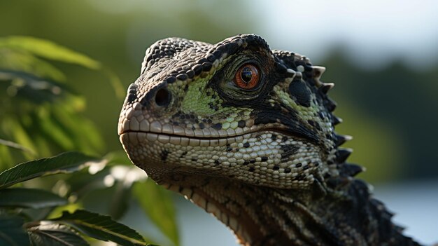 crocodiles d'eau salée image photographique créative en haute définition