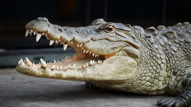 Les crocodiles sont des animaux avec de belles dents.
