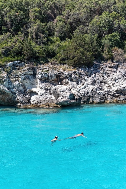 Photo croisière vers les îles paxos et antipaxos