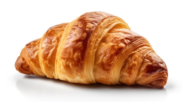 un croissant avec un croissant dessus