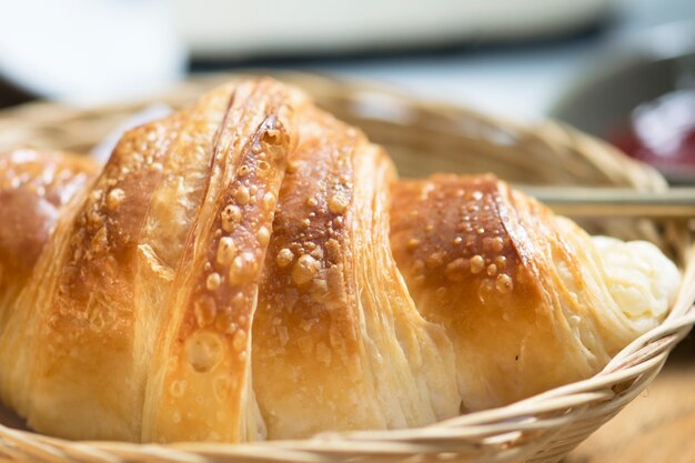 Croissant dans le panier