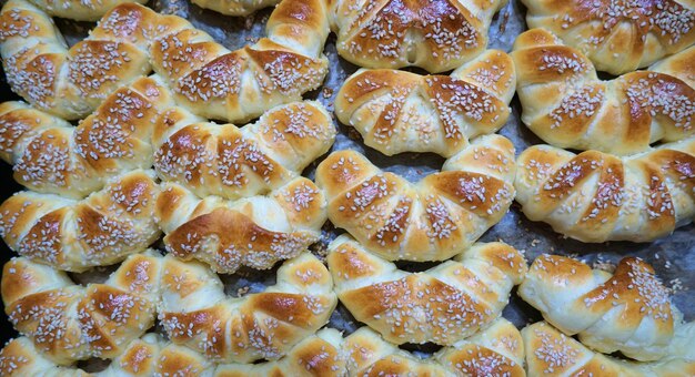 Croissant FraisPâtisserie maison au sésame