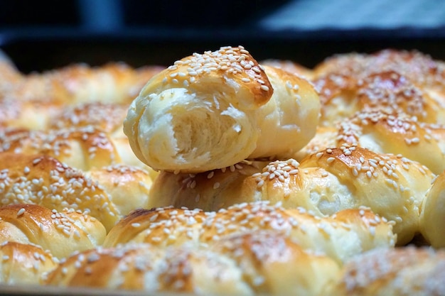 Croissant FraisPâtisserie maison au sésame