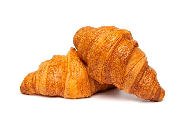 Croissant isolé sur fond blanc