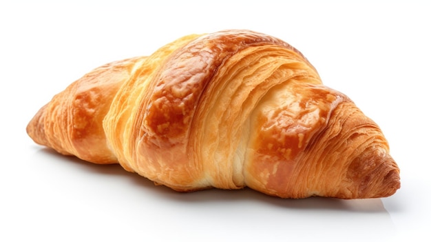 un croissant avec le mot " sur lui "