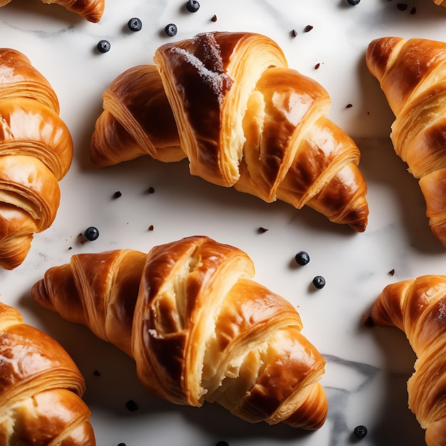 Croissant à portée de main