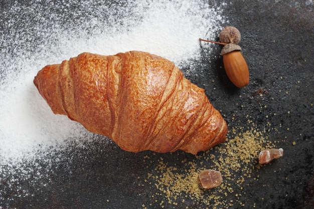 Croissants fraîchement cuits