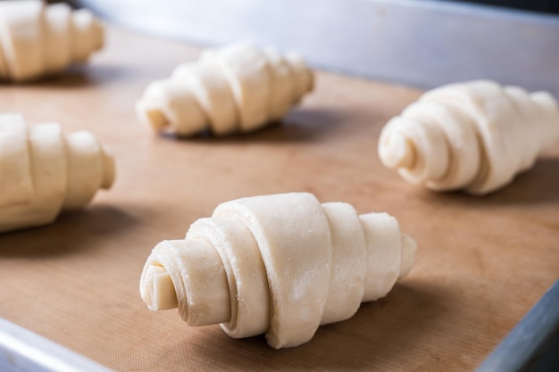 Croissants sur grille