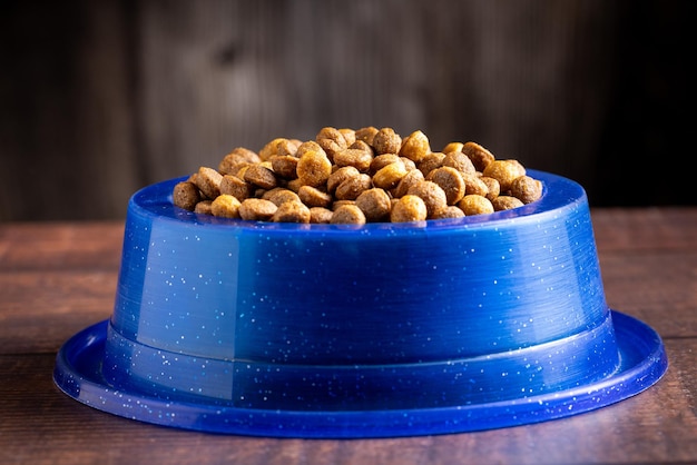 Croquettes pour animaux de compagnie, bol de nourriture sèche pour chiens