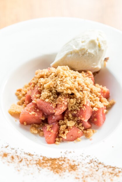 crumble aux pommes