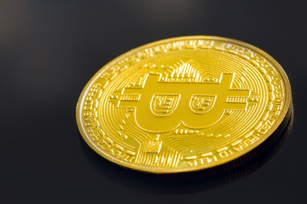 Crypto-monnaie pièces d'or Bitcoin Ethereum Litecoin