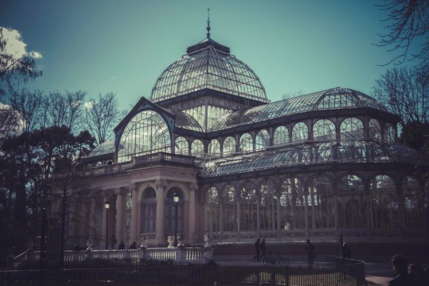 Crystal Palace (Palacio de Cristal) dans le Parque del Retiro à Madrid