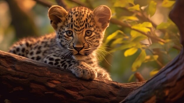 Cub léopard
