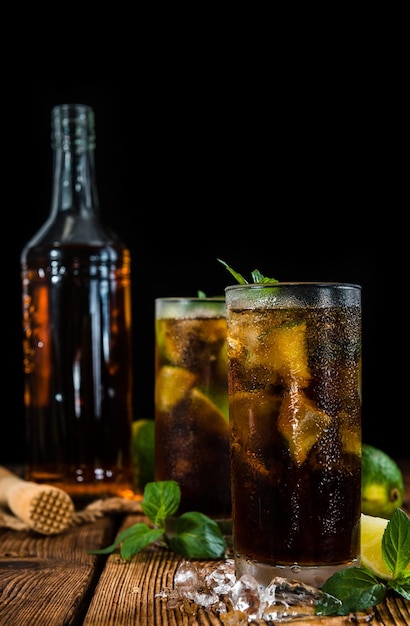 Cuba Libre fraîchement préparé