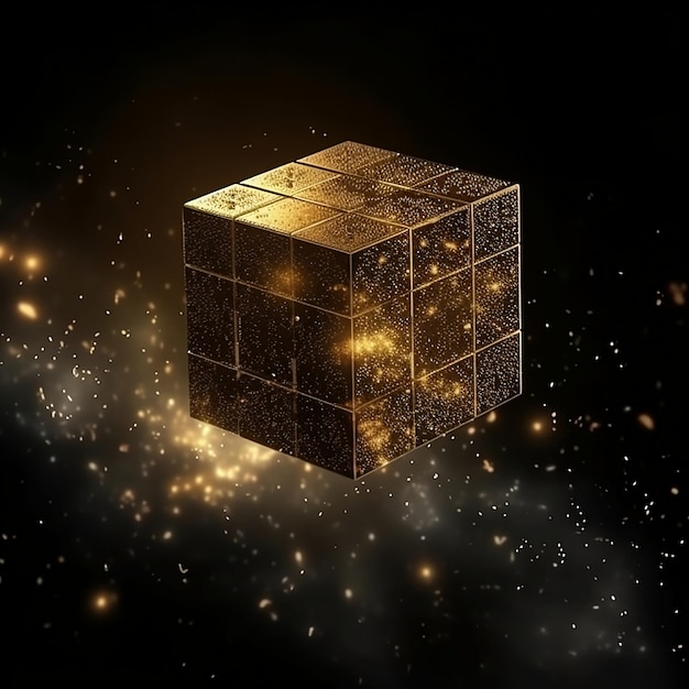 Un cube d'or