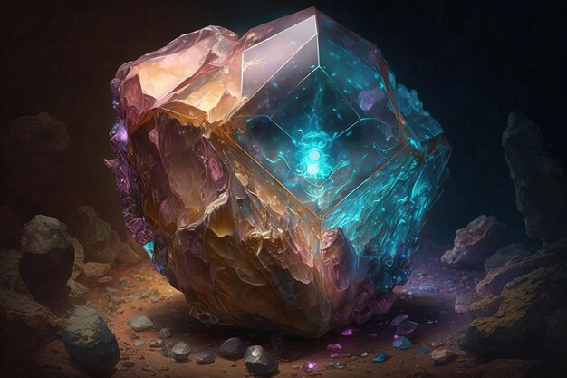 Un cube qui a le mot gem dessus