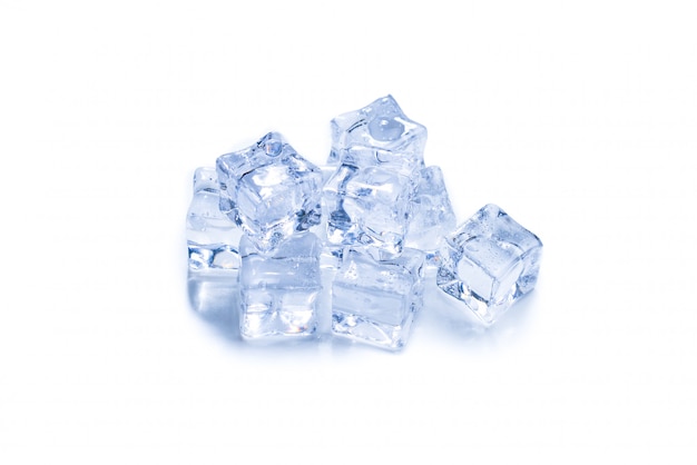 Cubes de cristal de glace