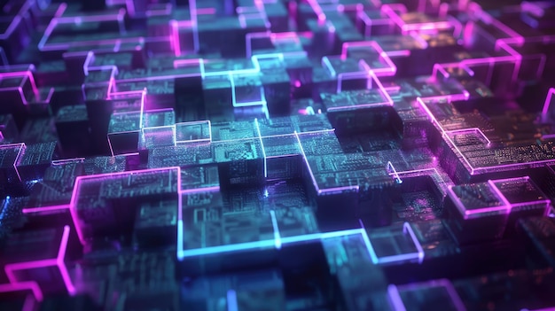 Les cubes cybernétiques visualisent la frontière décentralisée