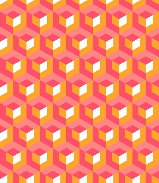 Des cubes isométriques à petite échelle, des motifs optiques vectoriels sans couture, des textures micro-géométriques abstraites multicolores, des impressions de mode textiles modernes, un fond nostalgique de style rétro.
