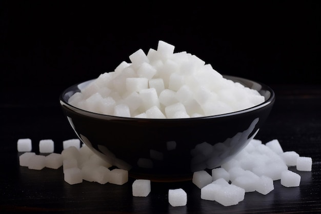 Cubes de sucre blanc générés par l'IA