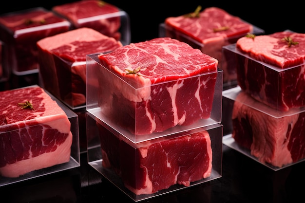 cubes de viande de bœuf