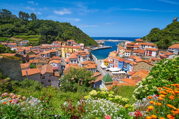 Cudillero village dans les Asturies en Espagne