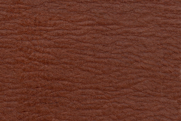 Cuir marron. Surface de texture de couleur brune.