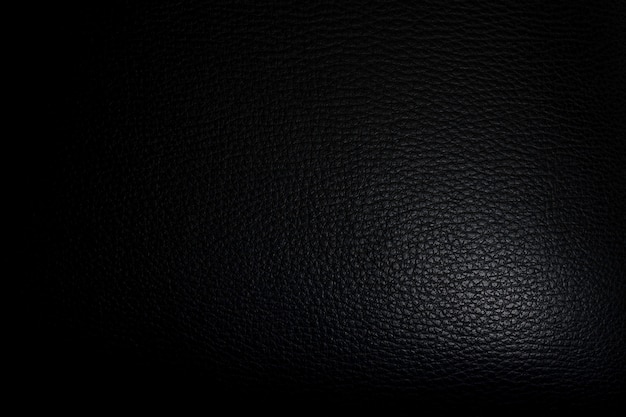 Cuir noir de luxe avec la lumière à la texture corrner